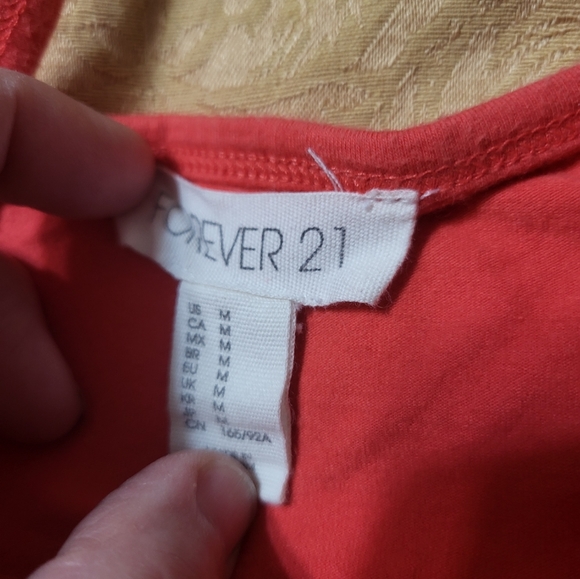 Forever 21 - 2 soft crop spaghetti strap tops women's M #1565 - Picture 2 of 3